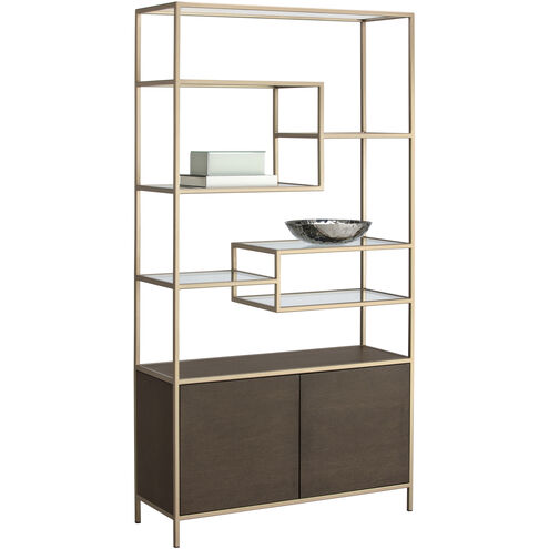 Stamos Gold / Raw Umber Bookcase